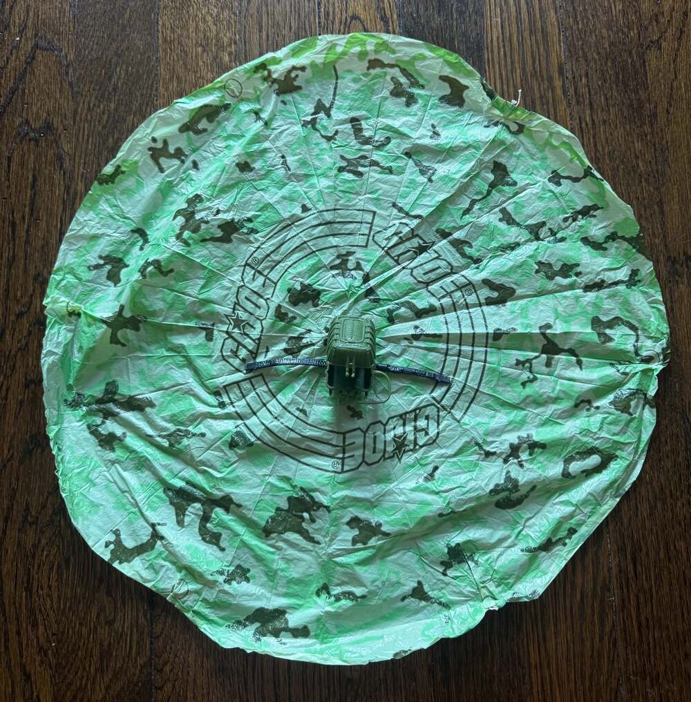 VINTAGE 1985 GI G.I. Joe Mail-Away Mailorder Parachute Pack ARAH ALMOST COMPLETE